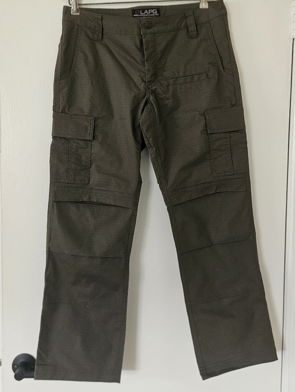 LAPG Womens Pants 10 Short Tactical Stretch Police Gear Green Rip Stop Utility